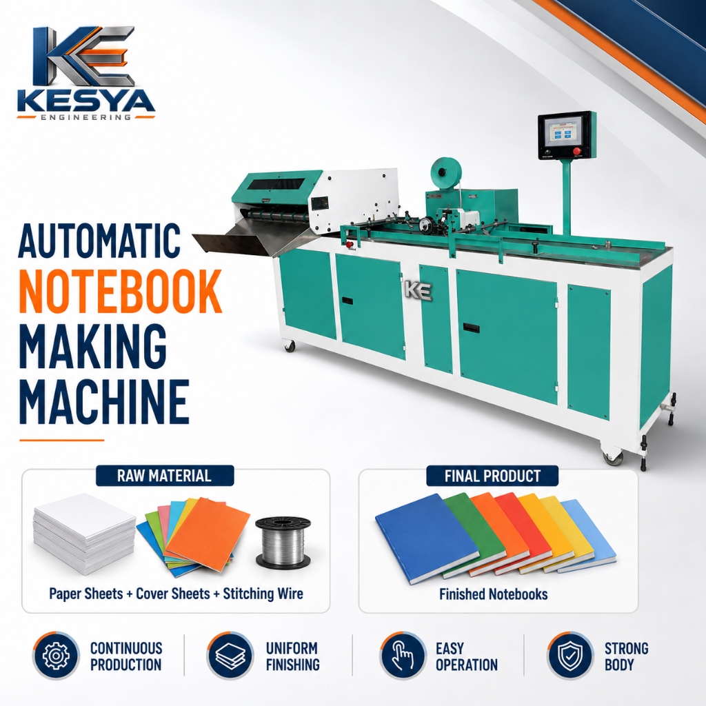 Automatic Notebook Making Machine
