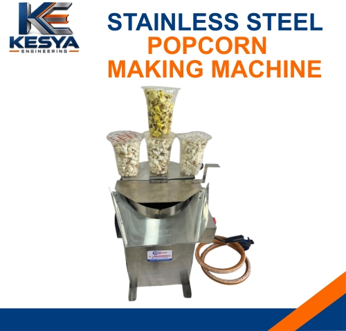 Stainless Steel Popcorn Making Machine in Kolkata